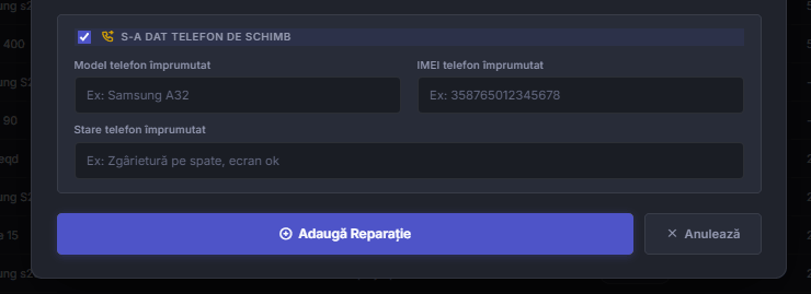 Evidența telefoanelor împrumutate clienților — o funcție nouă în ServiceGSM